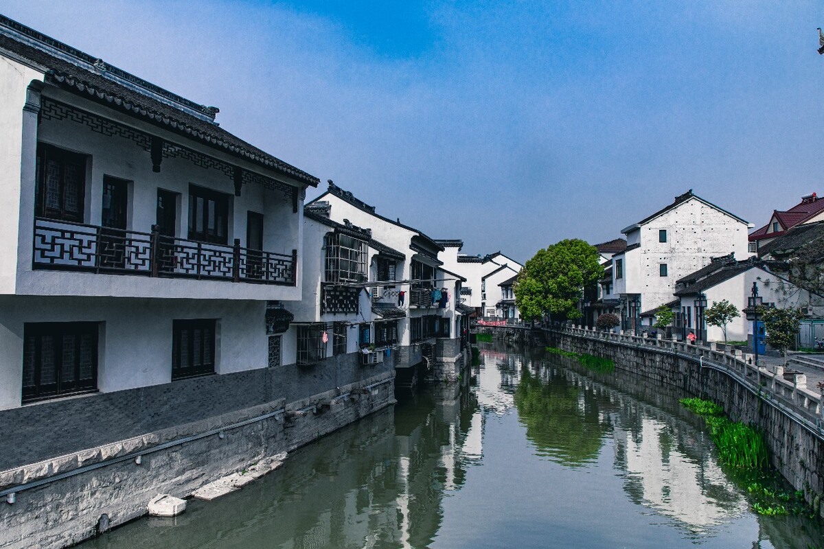 罗店古镇老街河道